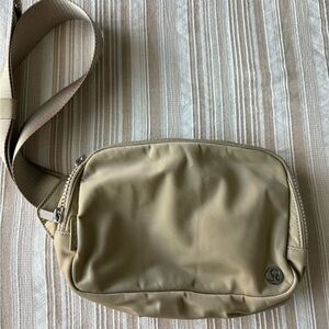 Lululemon Athletica Tan Belt Bag Compact and Minimalist